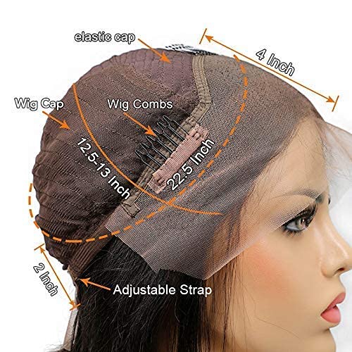 Loose Body Wave Burgundy 13x4 Lace Front Wigs Human Hair 150% Density - Estelle Wig