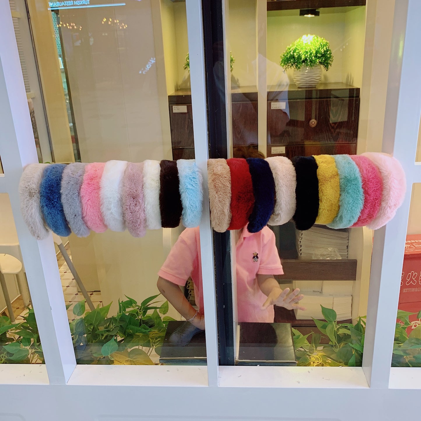 Fur Headband Mixed color Wholesale - Estelle Wig