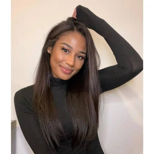 13x4 Breathable Transparent Lace Front Wig Straight Hair - Estelle Wig