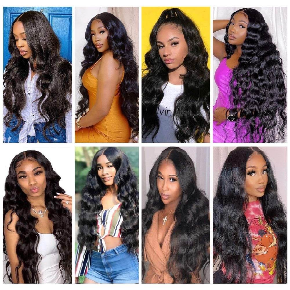 3 Bundles a lot 8A Grade Brazilian Body Wave Virgin Hair
