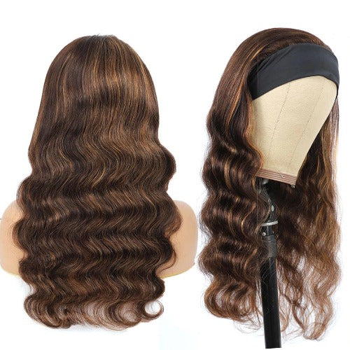 Highlight Color Headband Wigs Bodywave - Estelle Wig