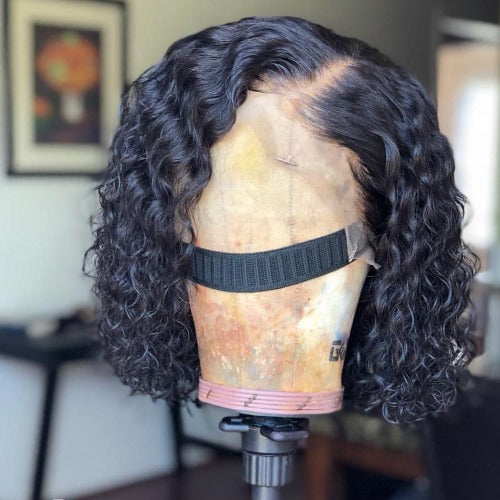 Short Water Wave Bob Cut Wig-150%, 12-16inch - Estelle Wig