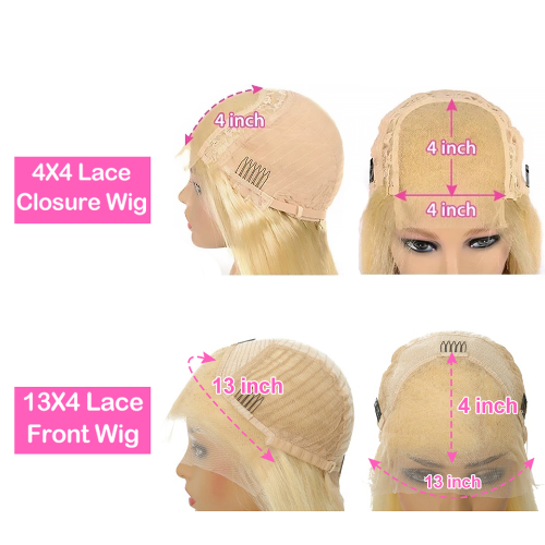 613 Curly Blonde Lace Frontal Wigs - Estelle Wig