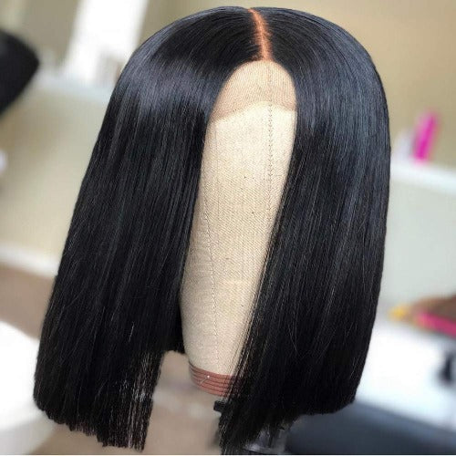 Sale Short Bob Straight 4x4 Lace Closure Wig for Summmer - Estelle Wig