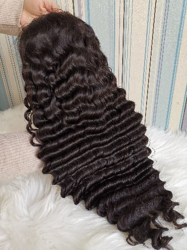 5x5 HD Lace Closure wig Deep Wave - Estelle Wig