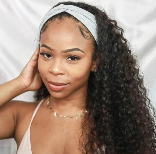 Headband Deep Curly Wigs - Estelle Wig