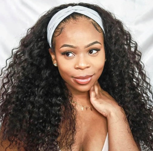Headband Deep Curly Wigs - Estelle Wig