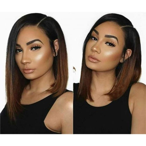 Ombre Brown Bob 13x4 Frontal Wigs - Estelle Wig