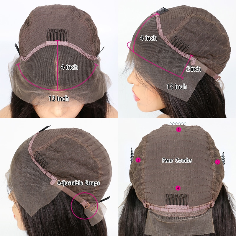 Chestnut Brown Color 13x4 Lace Frontal Wig SALE - Estelle Wig
