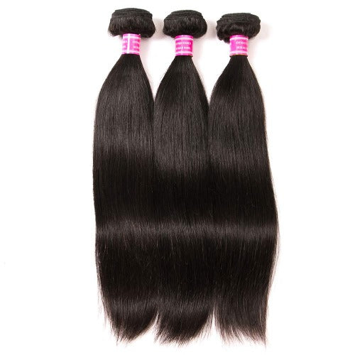 3 Bundles a Lot 8A Grade Brazilian Straight Virgin Hair - Estelle Wig