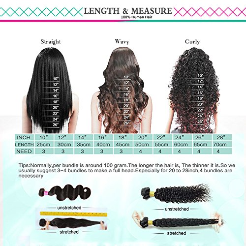 3 Bundles a Lot 8A Grade Brazilian Straight Virgin Hair - Estelle Wig