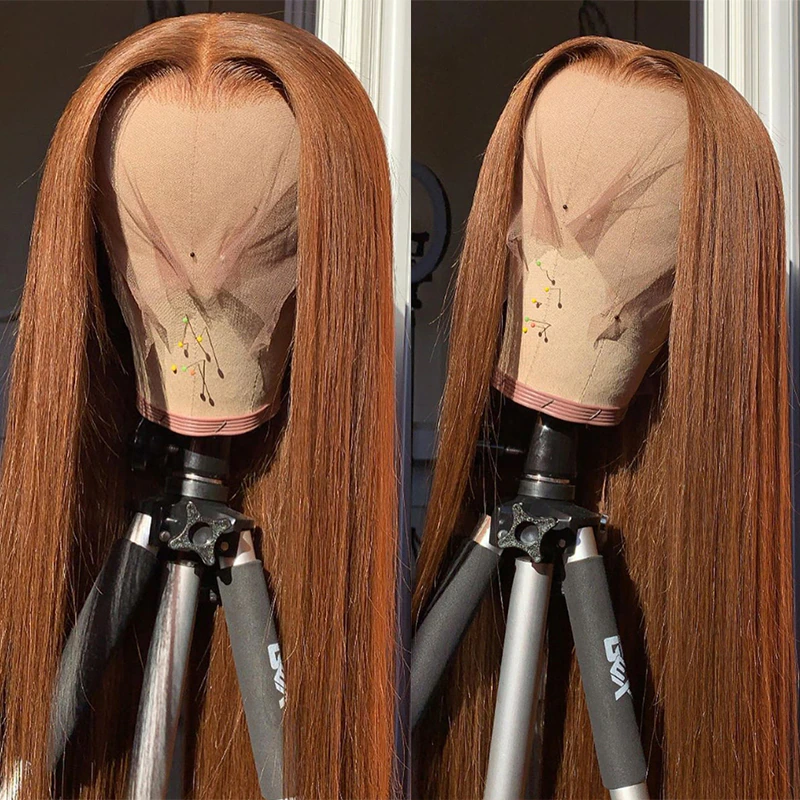 Chestnut Brown Color 13x4 Lace Frontal Wig SALE - Estelle Wig