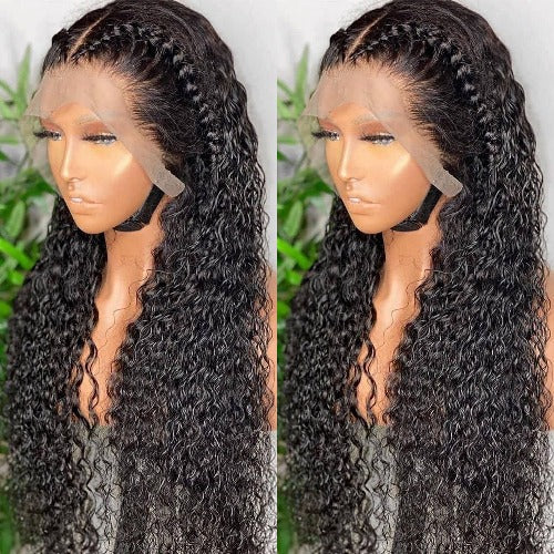 Deep Curly Transparent  13x4 Lace Frontal  Wig - Estelle Wig