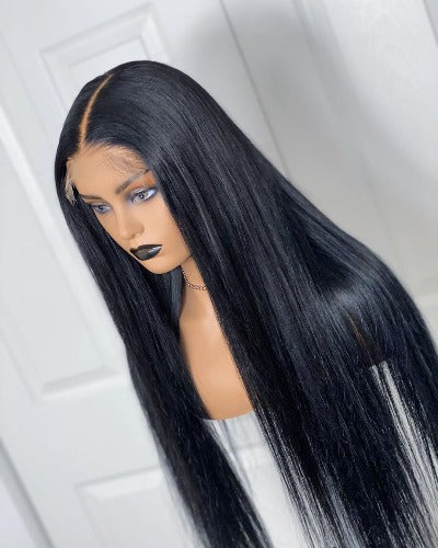 13x4 Breathable Transparent Lace Front Wig Straight Hair - Estelle Wig