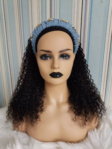 Headband Deep Curly Wigs - Estelle Wig