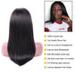 Long Straight 4x4 Lace Closure Wigs with Elastic Band - Estelle Wig