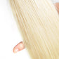 3 Bundles 613 Blonde Straight Human Hair with 13x4 Lace Frontal a Lot - Estelle Wig
