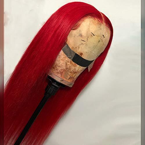Hot Red 13x4 Lace Front Wigs Human Hair 150% Density - Estelle Wig