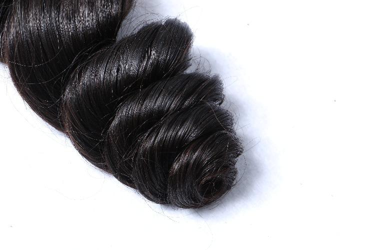 3 Bundles Loose Wave Hair with 4x4 Lace Closure a Lot - Estelle Wig