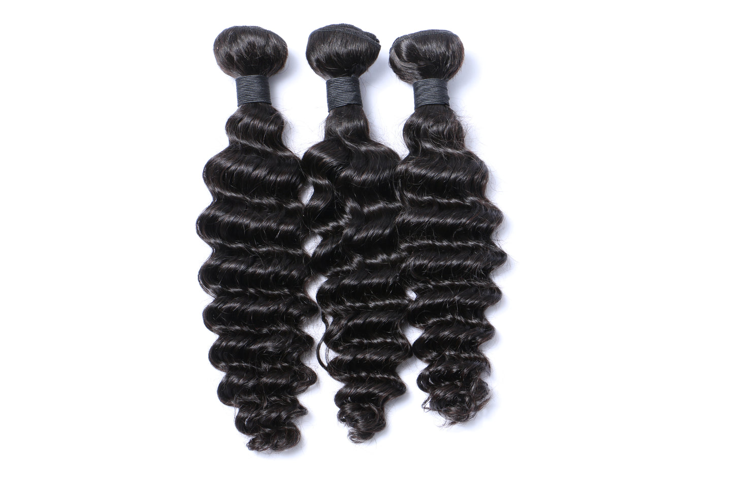 3 Bundles Deep Wave Hair with 4x4 Lace Closure a Lot - Estelle Wig