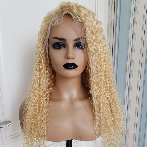 613 Curly Blonde Lace Frontal Wigs - Estelle Wig