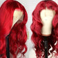 Red Color Lace Frontal Wig Body wave - Estelle Wig