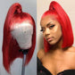 Hot Red Bob 13x4 Frontal Wigs - Estelle Wig