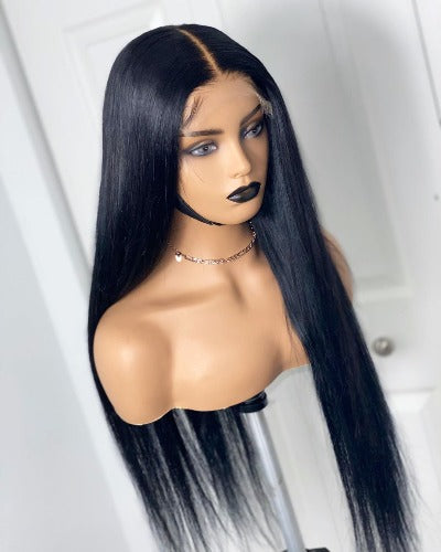 13x4 Breathable Transparent Lace Front Wig Straight Hair - Estelle Wig
